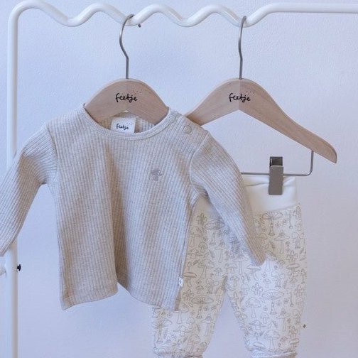 DEAR AUTUMN - 4x2 Drop Needle Rib Jersey Fashion Top