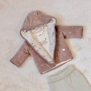 FALL FAVORITES - Velour & Single Jersey Reversible Jacket