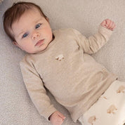 SLEEPY SHEEPY - Peached Inside Jersey Fashion Top