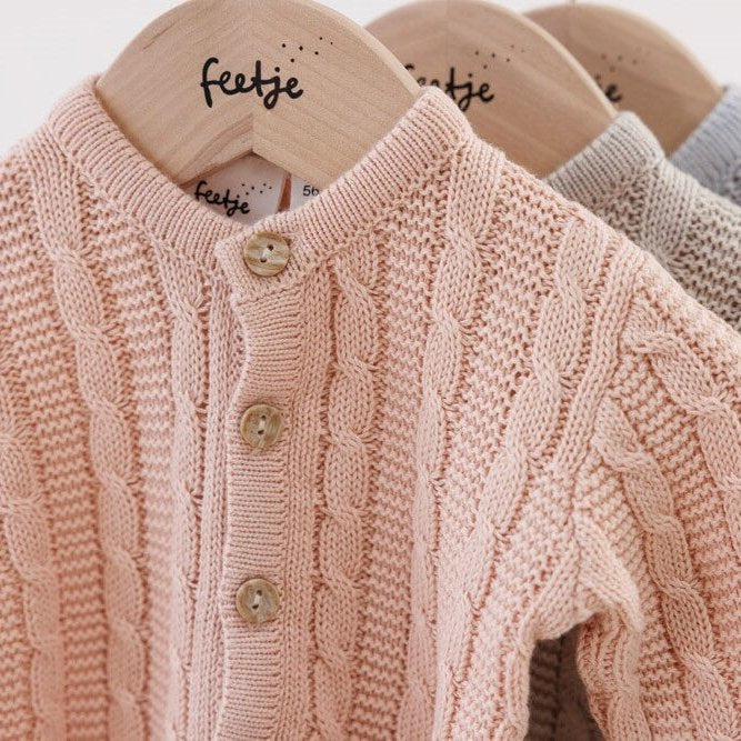 THE KNITS - Homespun Style Cable Kinit Keepsake Coverall