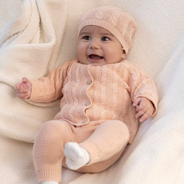 THE KNITS - Homespun Style Cable Knit Pants