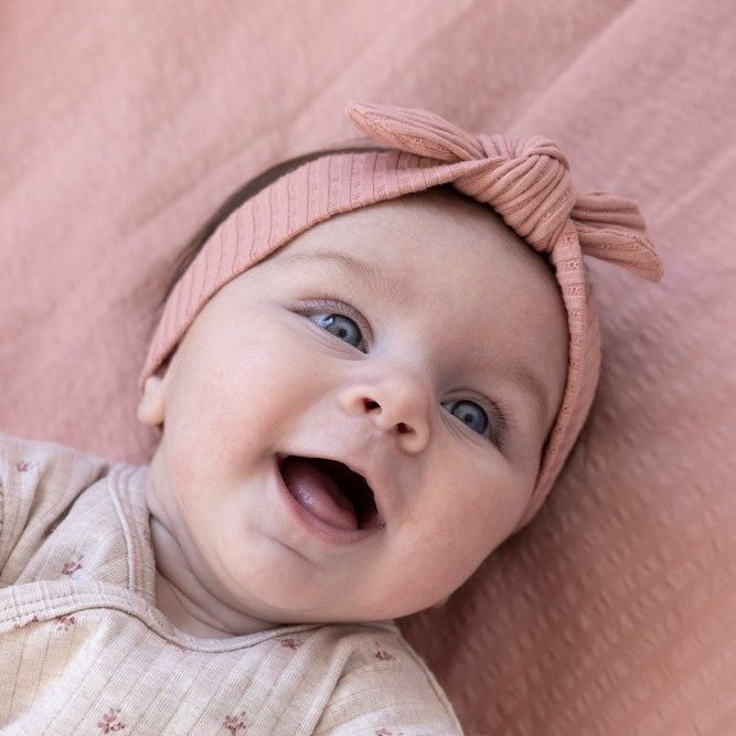 MORNING SUN - Sweet Rib Ajour Knit Headband