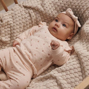 MORNING SUN - Double Knit Ruffle Sweat Top