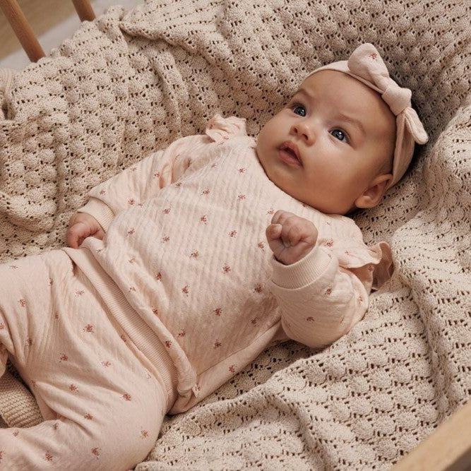 MORNING SUN - Double Knit Ruffle Sweat Top