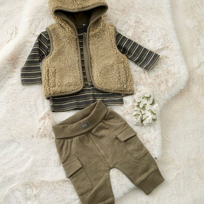 ROARSOME - Organic Cotton Slub French Terry Cargo Pants