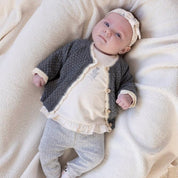 FIELDS OF GREEN - Organic Heirloom Cardigan Sweater