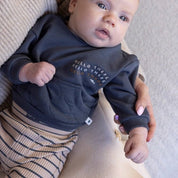 NARWAL - 5x2 Drop Needle Rib Jersey Fashion Stripe Pants