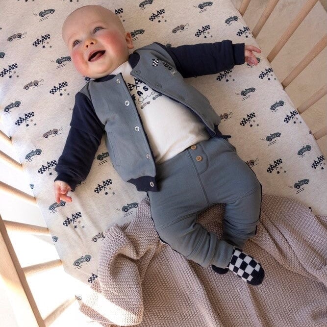 LET'S GO -Soft French Terry Fleece Fashion Pants