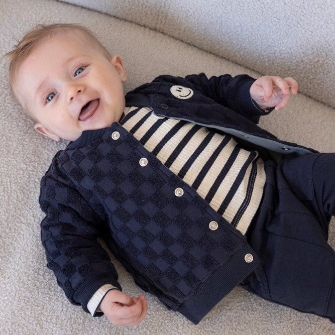 LET'S GO - 5x2 Rib Jersey Stripe Fashion Top