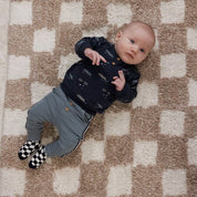 LET'S GO -Soft French Terry Fleece Fashion Pants