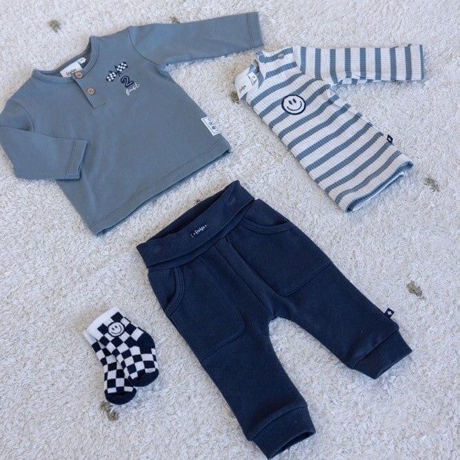 LET'S GO - Soft French Terry Fleece Fashion Pants