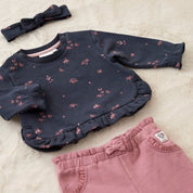 SWAN LAKE - Fleece Knit Signature Print Fashion Sweat Top