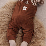 WILD WORLD - Rib Velour Fashion Overall