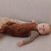 WILD WORLD - Rib Velour Fashion Overall