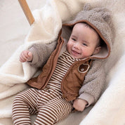 WILD WORLD - Teddy Bouclé  with Quilted Panels Jacket