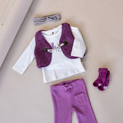 BETTER TOGETHER - Sustainable Teddy Toggle Crop Vest