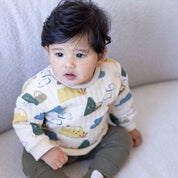 MOUNTAIN - Quilted Comfort Sweat Top