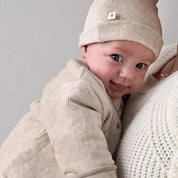 THE CUDDLE COMPANY - Organic Cotton Velour Rib Bonnet