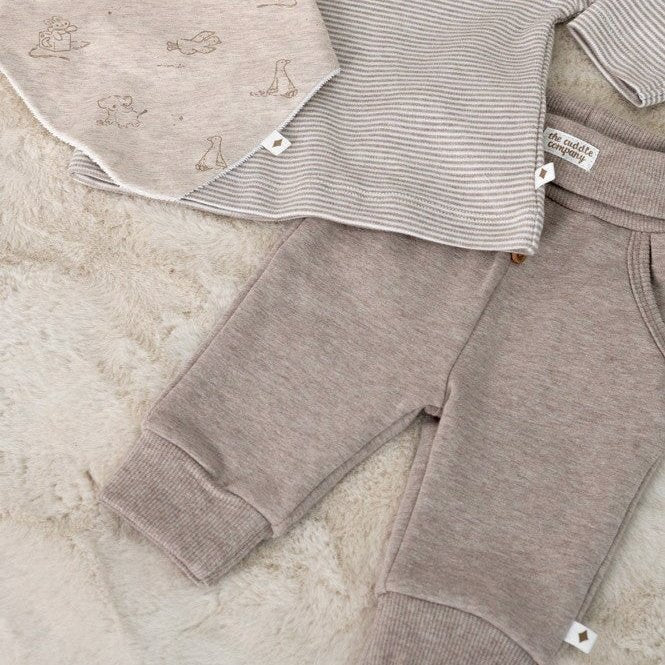 THE CUDDLE COMPANY -  Organic Cotton French Terry Fashion Pants