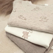 THE CUDDLE COMPANY - Organic Cotton French Terry All-Over Print Fashion Sweat Top