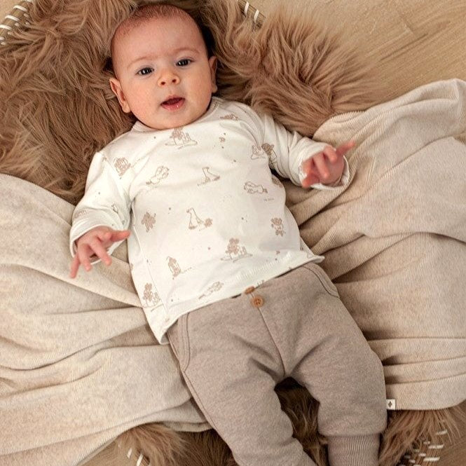THE CUDDLE COMPANY - Organic Cotton All-Over Print Long Sleeve Top