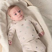 PENGUIN CUDDLES — Organic Cotton Quilted Kimono Fashion Top