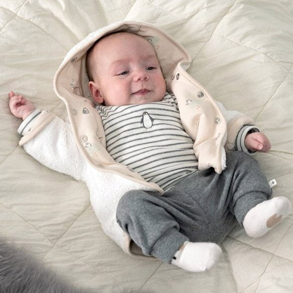 PENGUIN CUDDLES — Organic Cotton Ajour Rib Fashion Pants
