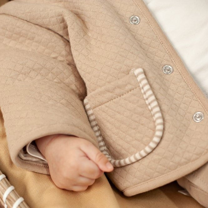 OVER THE MOON FOR YOU - Reversible Quilted Knit Fashion Jacket