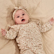 FALL IN LOVE— Organic Cotton Floral Bow Headband