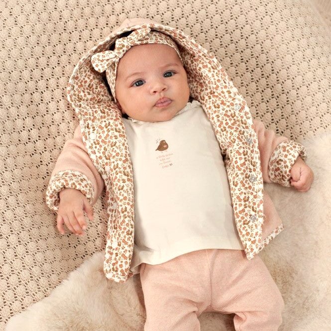 FALL IN LOVE — Organic Cotton Reversible Padded Hooded Jacket