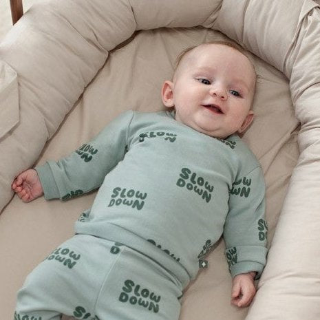 BEEP BEEP — Organic Cotton French Terry Printed Fashion Sweat Top