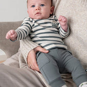 BEEP BEEP — Organic Cotton French Terry Cargo Fashion Pants