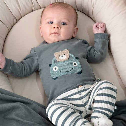 BEEP BEEP — Organic Cotton French Terry Fashion Sweat Top