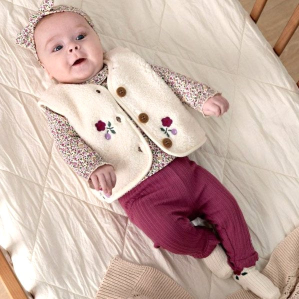 AFTERNOON TEA	— Teddy Floral Fashion Vest
