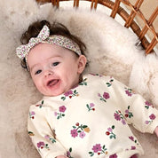 AFTERNOON TEA	— Organic Cotton Single Jersey Floral Headband