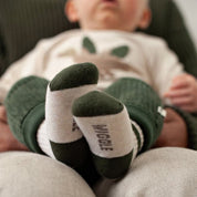 WIGGLE AND WADDLE — Organic Cotton Striped Ankle Socks