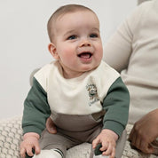 WIGGLE AND WADDLE — Organic Cotton Colorblock Duck Sweat Top