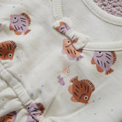 SPLASH Allover Print Soft Brushed French Terry Playsuit