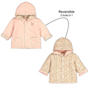 FALL IN LOVE — Organic Cotton Reversible Padded Hooded Jacket