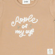AUTUMN SWEETNESS Embroidered "Apple of my eye" Top