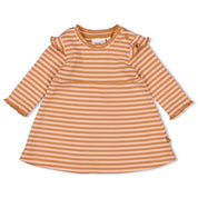 MY HAPPY PLACE 5x3 Rib Knit Jersey Stripe Dress