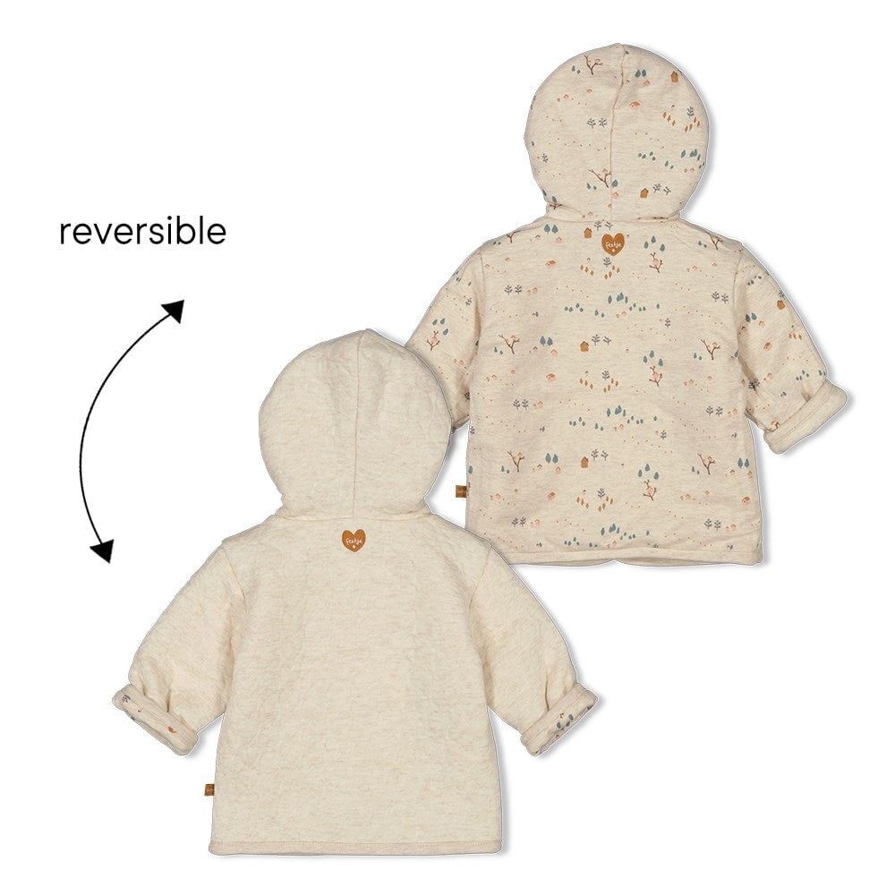 MY HAPPY PLACE Reversible Hooded Jacket