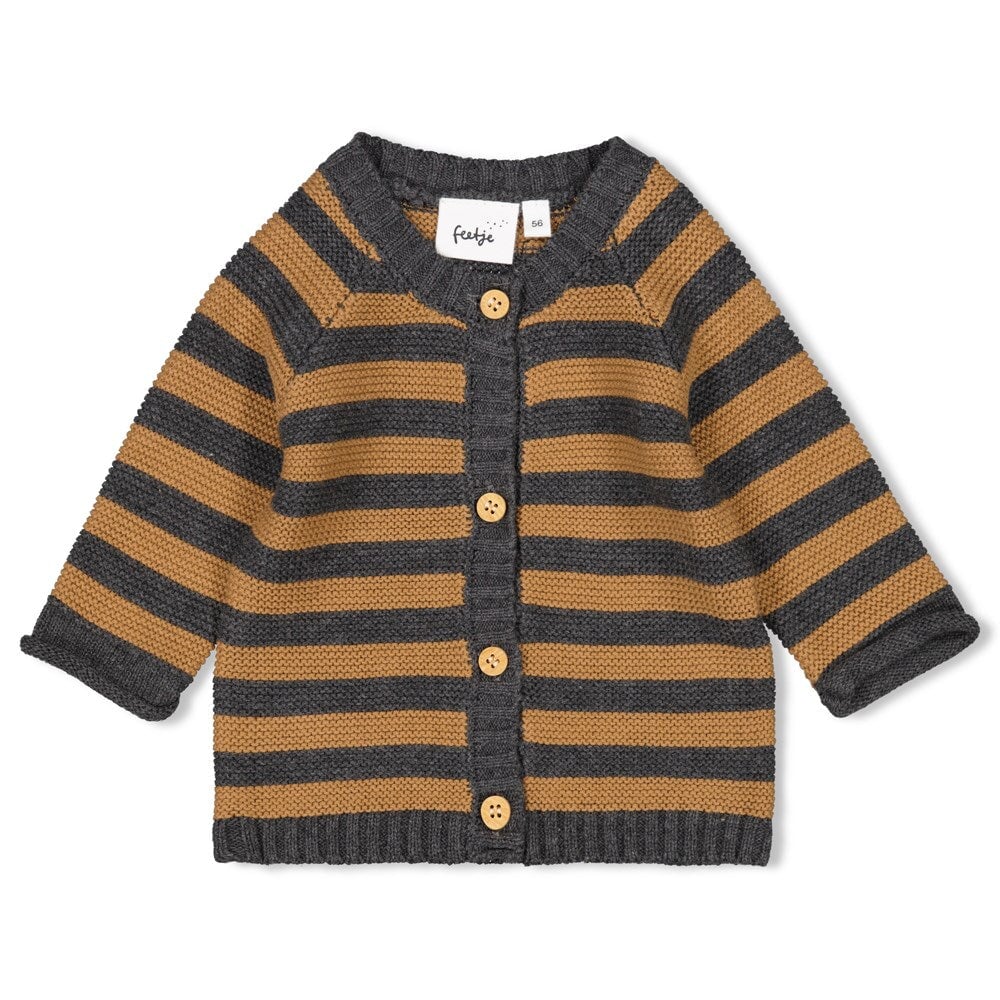 ROCK THE WORLD Classic Garter Stitch Cardigan