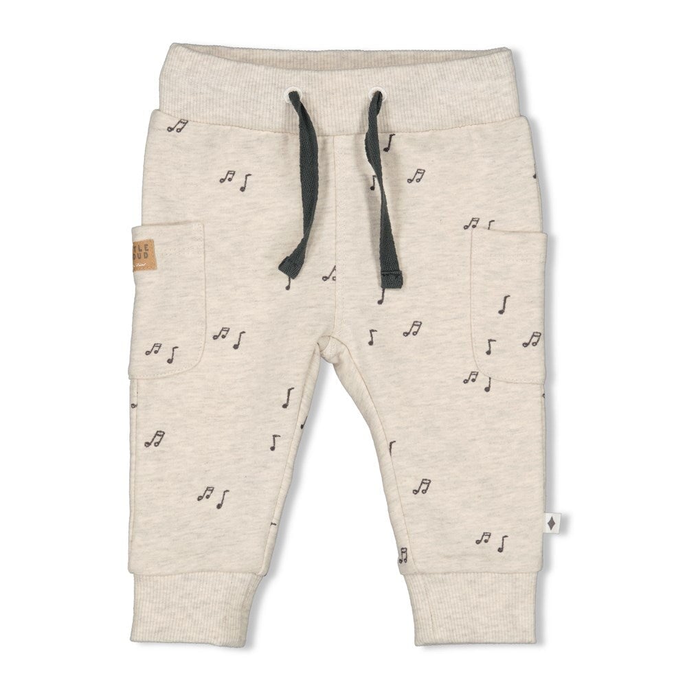 ROCK THE WORLD Allover Print French Terry Pant