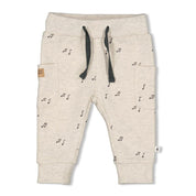 ROCK THE WORLD Allover Print French Terry Pant