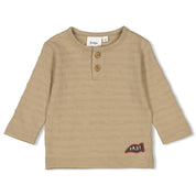 WILD RIDE "Relief Stripe Pattern" Top