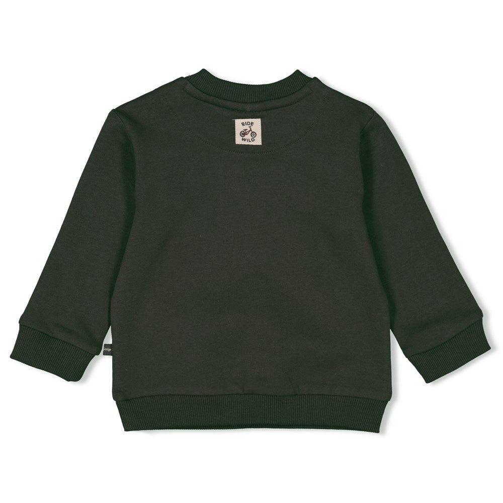 WILD RIDE Brushed French Terry "Ride Wild" Sweat Top