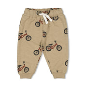 WILD RIDE Allover Bike Print French Terry Slub Pant