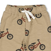 WILD RIDE Allover Bike Print French Terry Slub Pant