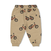WILD RIDE Allover Bike Print French Terry Slub Pant